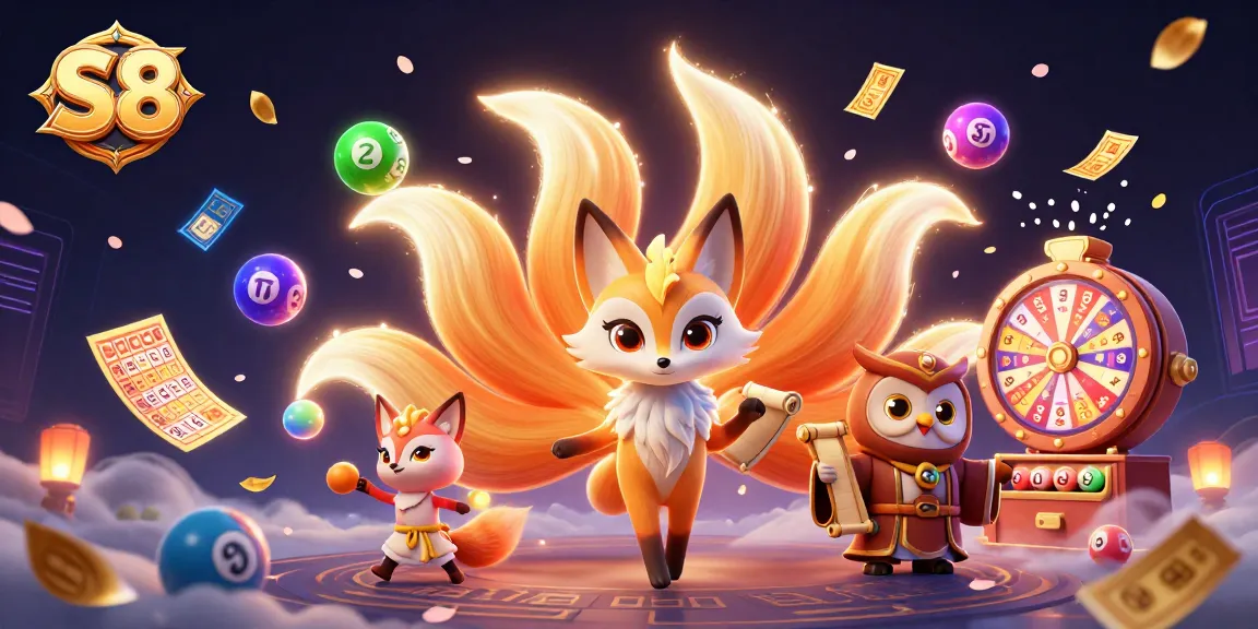 Experience exciting games at S8 with dazzling lotteries, vibrant prize wheels, and enchanting spirits.