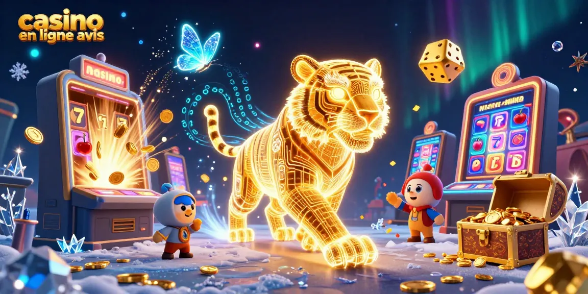 Profitez des avis sur les casinos en ligne avec le tigre doré dans un paysage numérique dynamique.